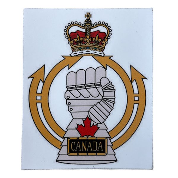 1st Hussars Flag Vinyl Cling