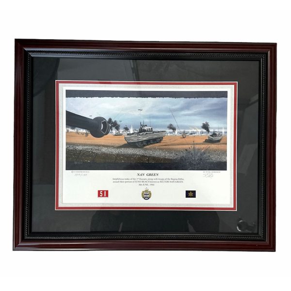 Nan Green Print with Frame