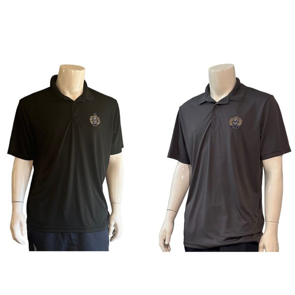 Golf Shirt with Embrodered Regimental Crest (Men's)
