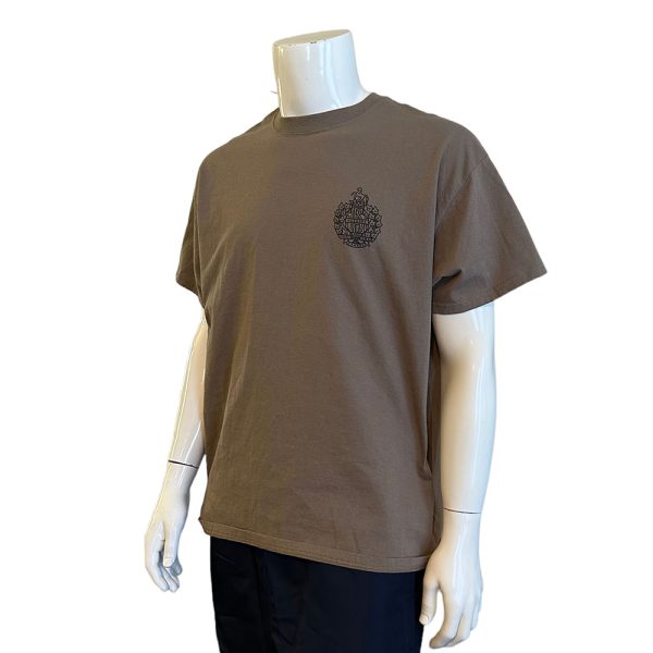 T-Shirt Tan with Black Regimental Crest - Image 3