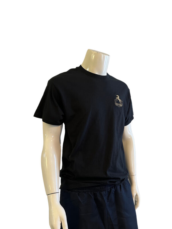 T-Shirt with Embrodered Collar Dog - Image 2