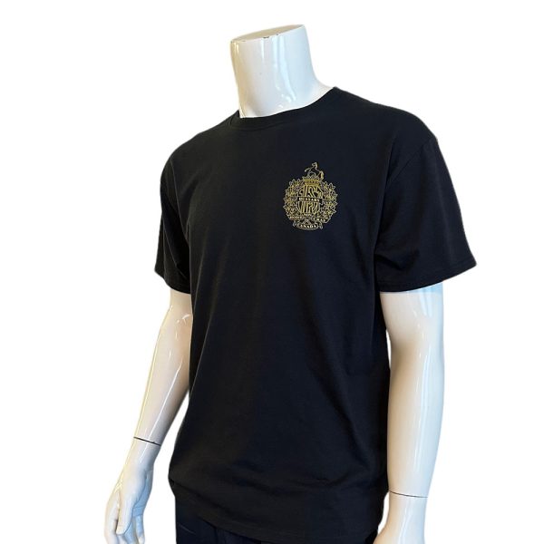 T- Shirt with Gold Regimental Crest - Image 3