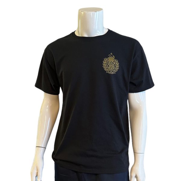 T- Shirt with Gold Regimental Crest