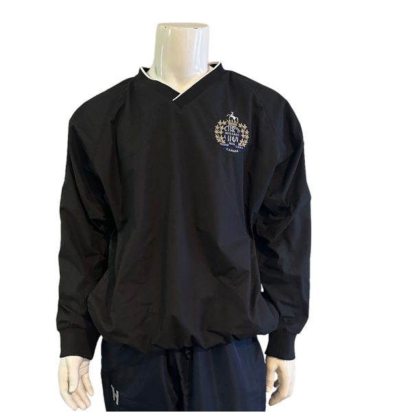 Pullover Windbreaker with V-neck