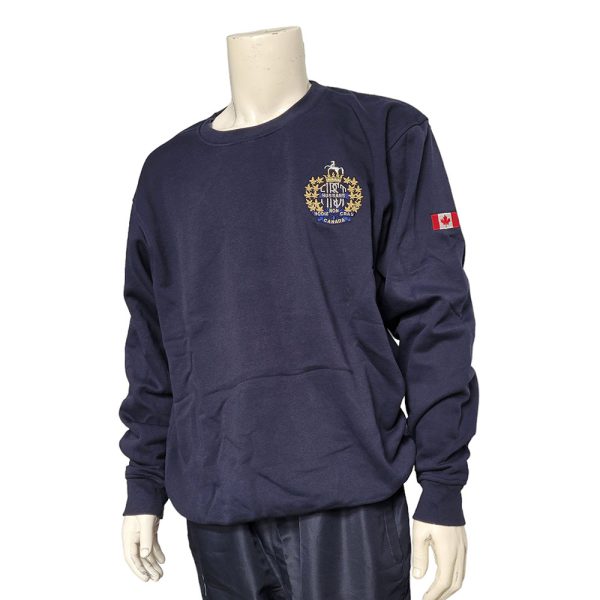Pullover Hoodie with Embrodered Regimental Crest - Image 2