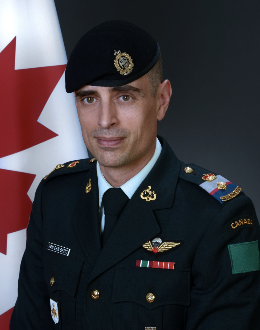 lcol Christopher Van den berg LCol Christopher Van den berg