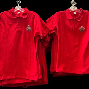 Red Support the Troops Golf Shirt - Men's