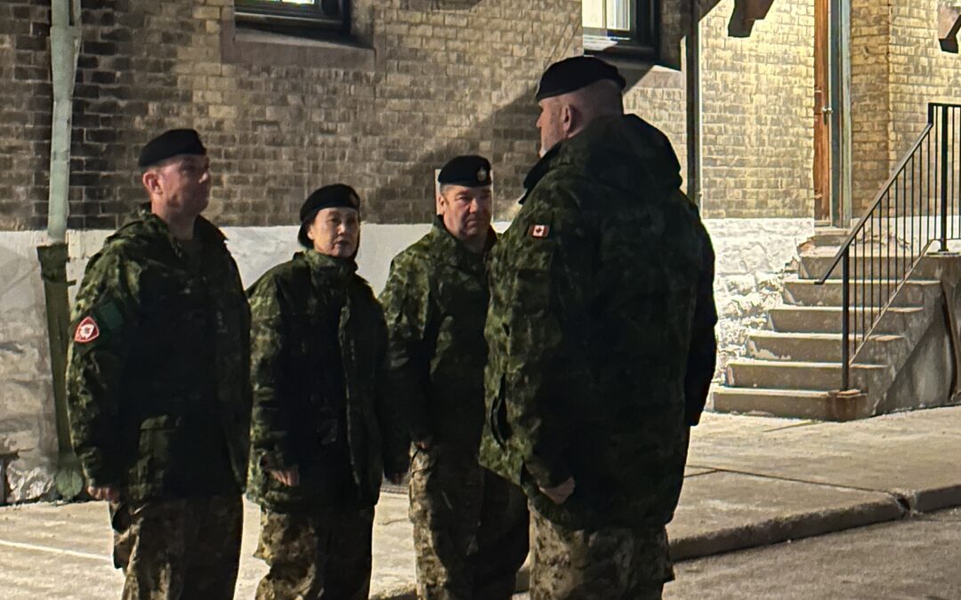 Corporal Roome Receives Command Team Coin