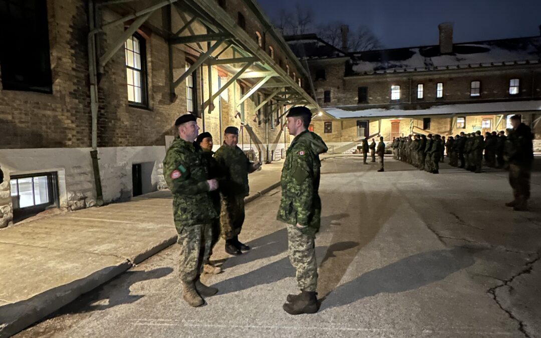 Trooper Gotzmeister Receives Command Team Coin